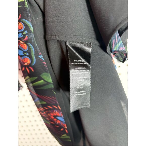 Alice + Olivia 'Lyla' Ombre Deco Print Chiffon Blouson Dress S - Picture 8 of 9